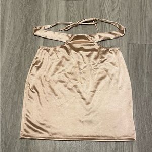 Rue21 gold tie skirt